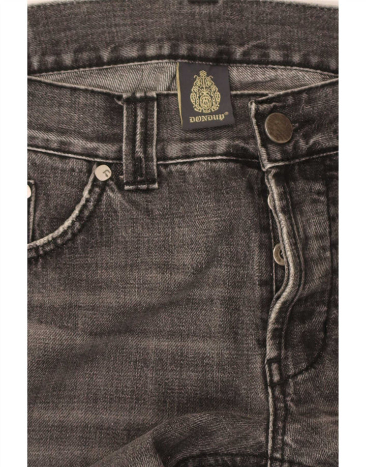Dondup Mens Skinny Jeans W34 L34 Grey Cotton