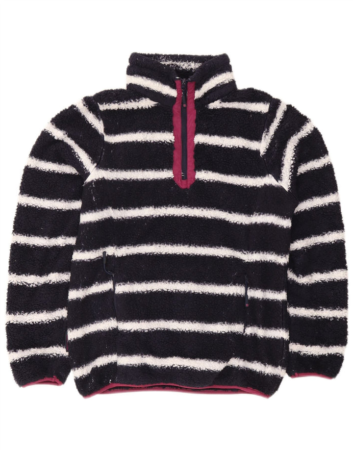 Mountain Warehouse Womens Oversized Fleece Jumper UK 8 Small Navy Blue