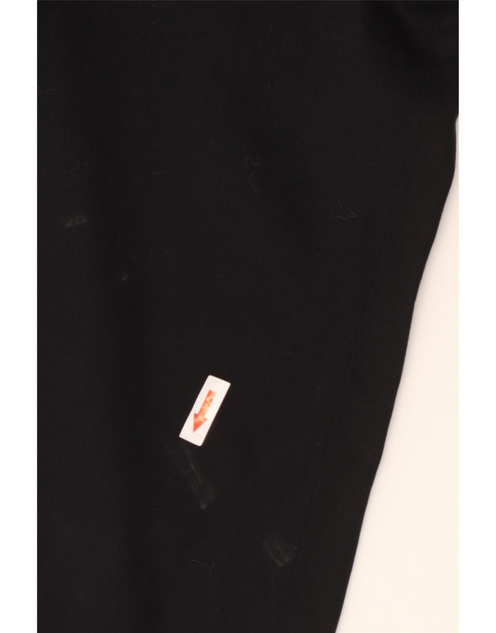 Eddie Bauer Mens Relaxed Fit Casual Trousers W34 L30 Black Cotton