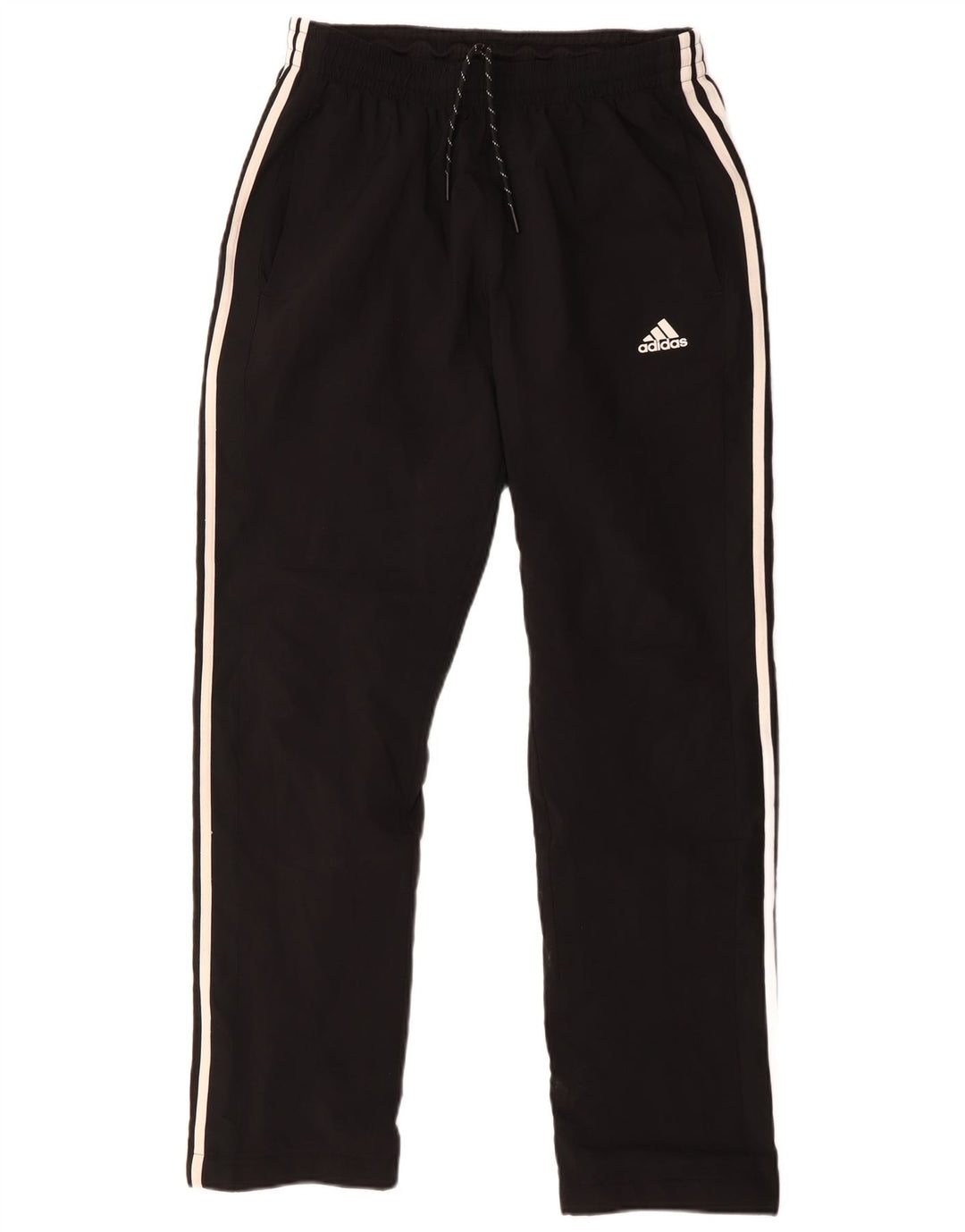 Adidas Mens Tracksuit Trousers Joggers UK 42/44 Large Black Polyester