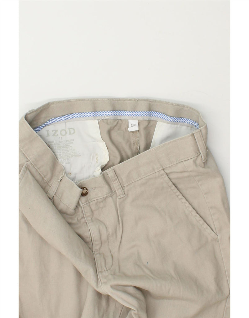 IZOD Boys Straight Chino Trousers 13-14 Years W30 L27 Grey Cotton Vintage Izod and Second-Hand Izod from Messina Hembry 