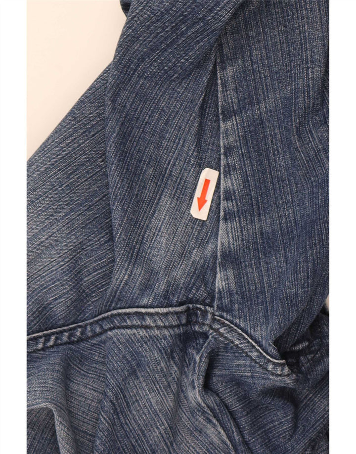 Lee Womens Kiana Flared Jeans W30 L31 Blue Cotton