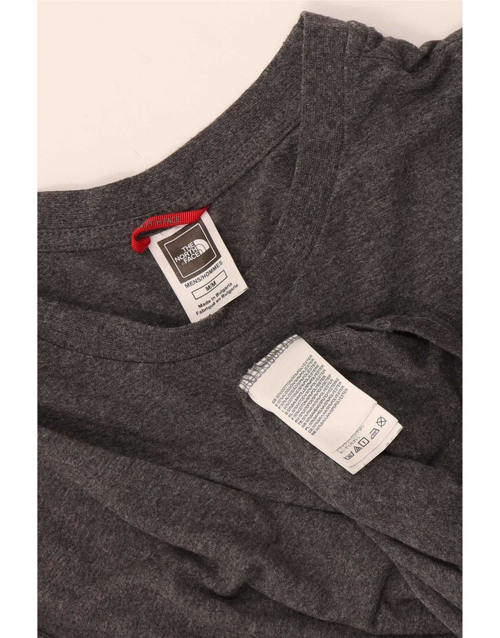 The North Face Mens T-Shirt Top Medium Grey Flecked Cotton