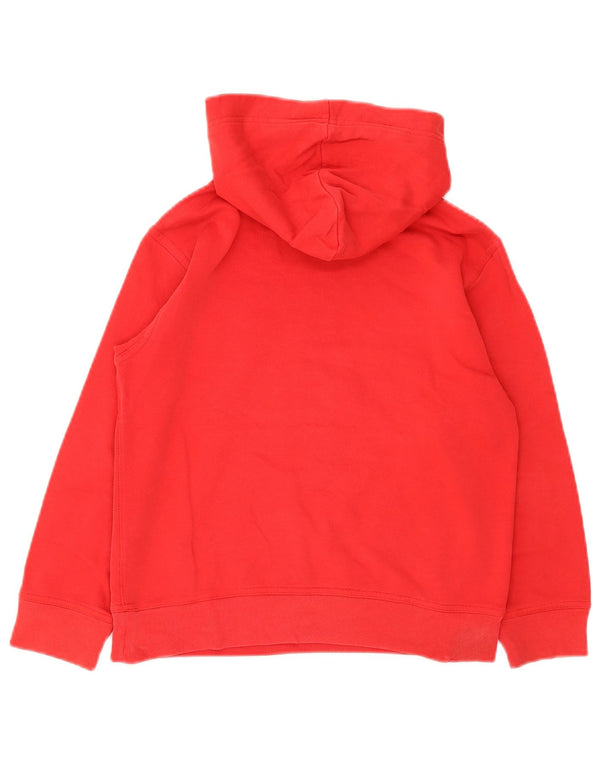 Gap Boys Graphic Hoodie Jumper 8-9 Years M Red Cotton