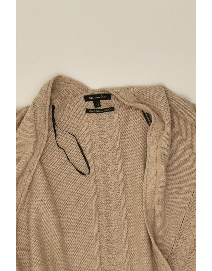 MASSIMO DUTTI Womens Short Sleeve Cardigan Sweater UK 14 Medium Brown | Vintage Massimo Dutti | Thrift | Second-Hand Massimo Dutti | Used Clothing | Messina Hembry 