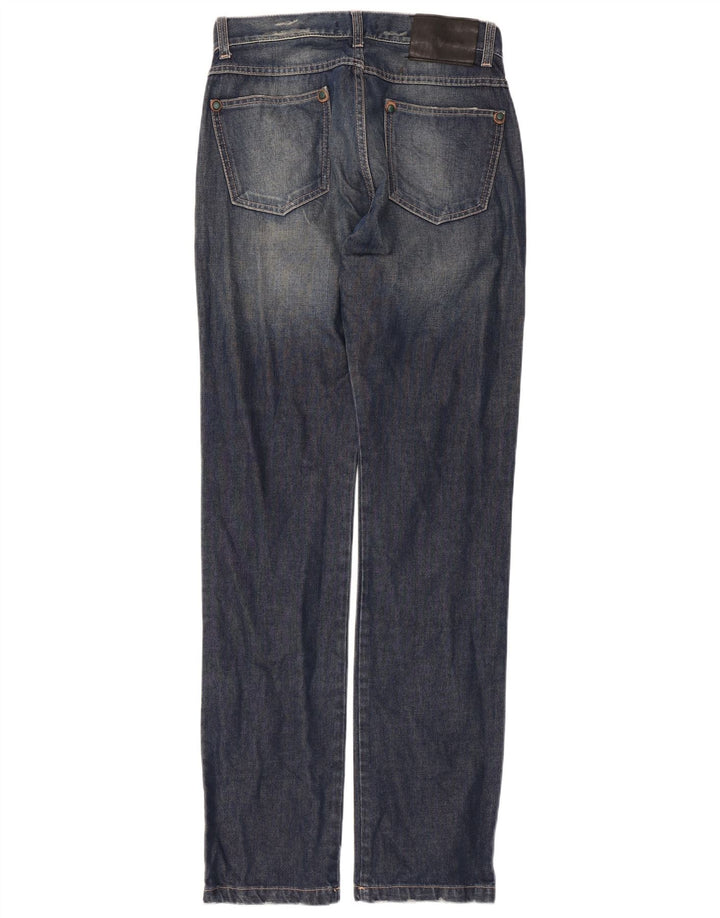 Daniele Alessandrini Womens Straight Jeans W31 L33 Blue Cotton