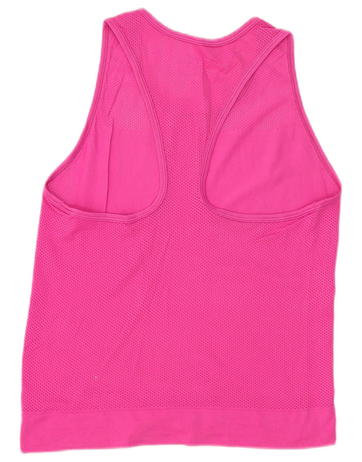 Nike Womens Dri Fit Vest Top UK 12 Medium Pink