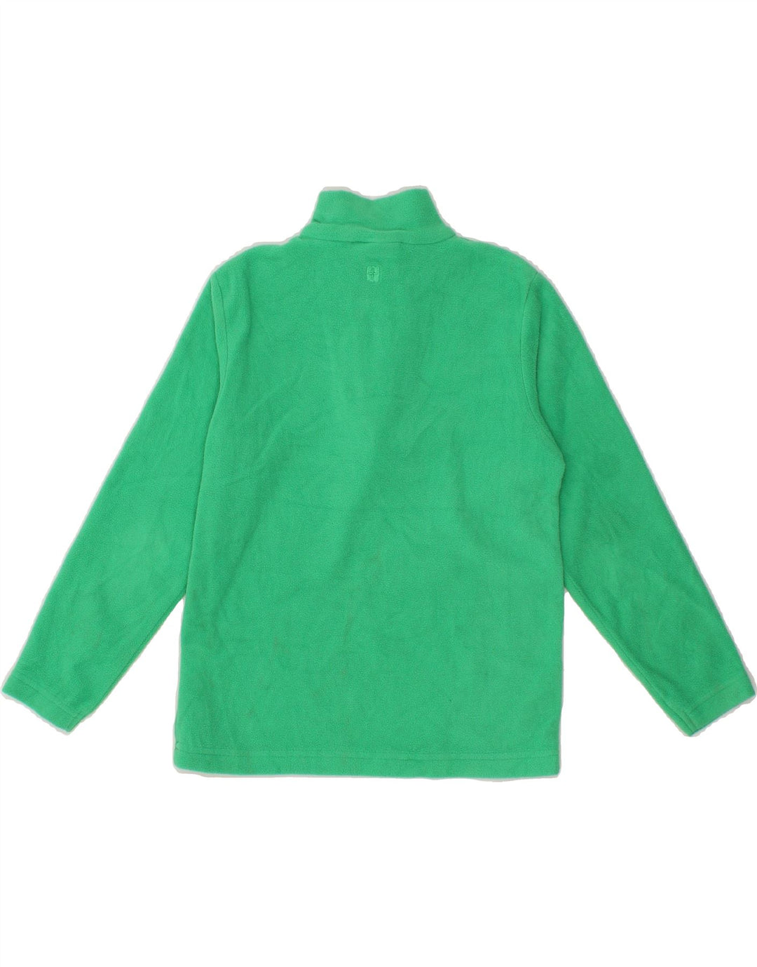 MOUNTAIN WAREHOUSE Girls Zip Neck Jumper Sweater 9-10 Years  Green Vintage Mountain Warehouse and Second-Hand Mountain Warehouse from Messina Hembry 