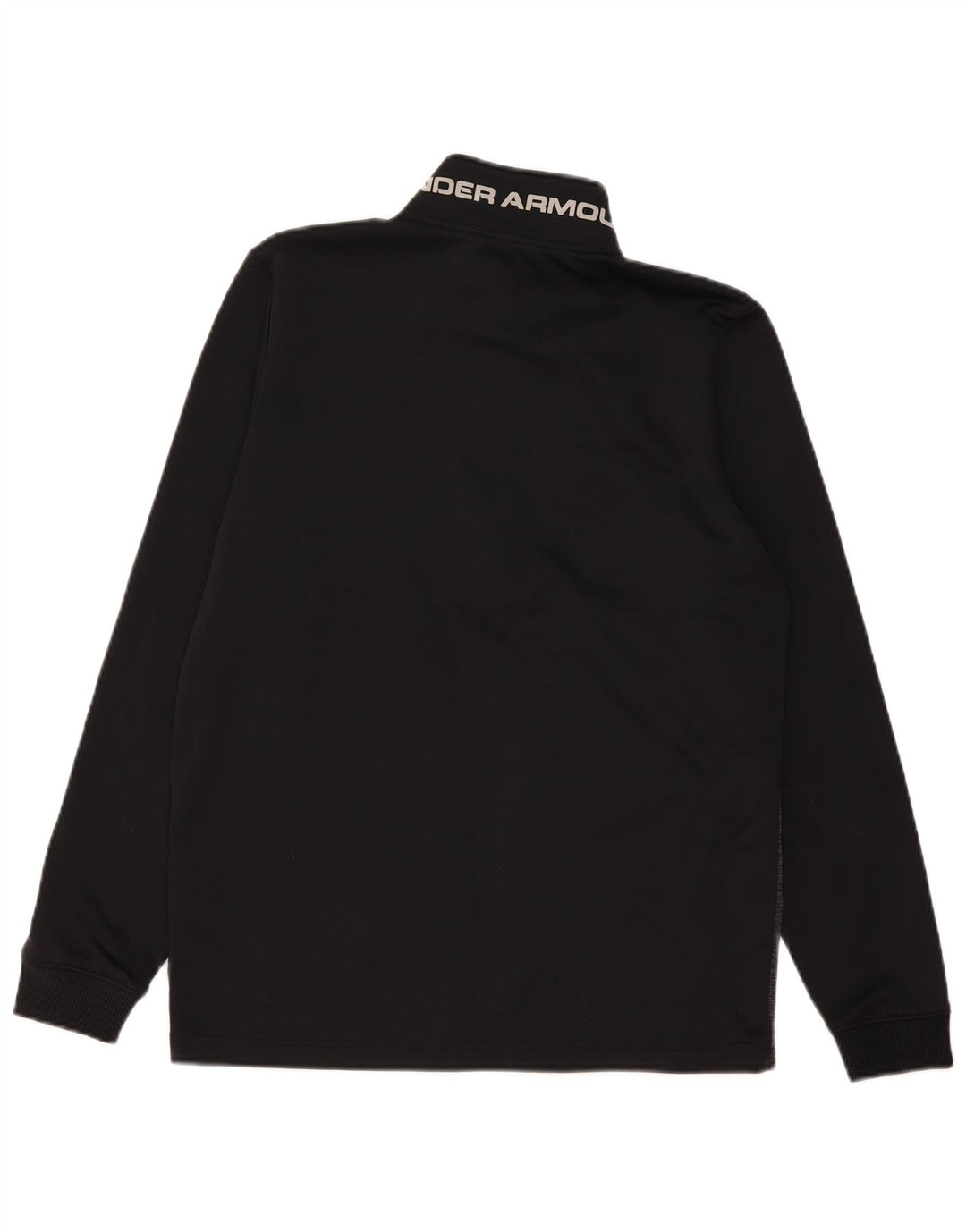 Under Armour Mens Cold Gear Sweatshirt Jumper Medium Black Colourblock