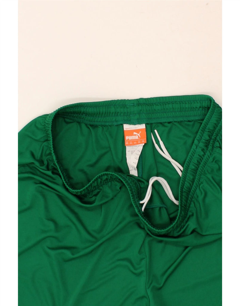 PUMA Mens Sport Shorts 2XL Green Polyester Vintage Puma and Second-Hand Puma from Messina Hembry 