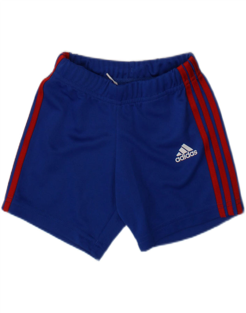 ADIDAS Baby Boys Sport Shorts 12-18 Months  Blue Polyester Vintage Adidas and Second-Hand Adidas from Messina Hembry 