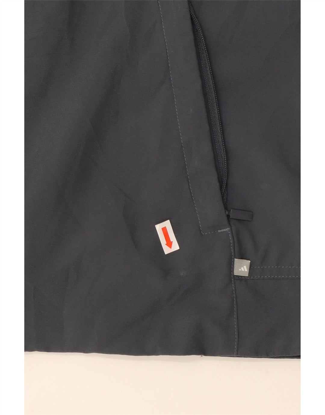 Adidas Womens Sleeveless Tracksuit Top Jacket UK 12 Medium Grey Polyester