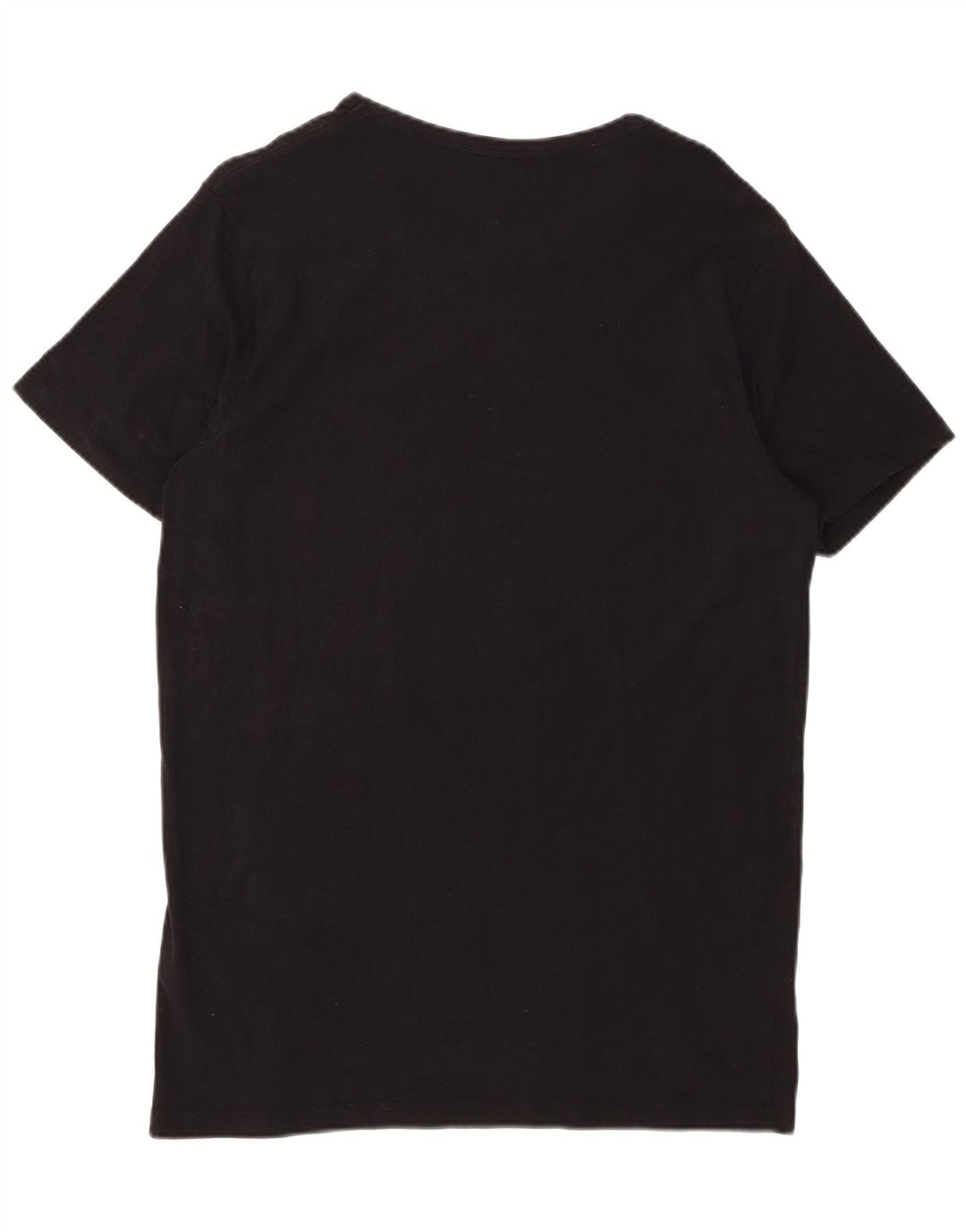 Jack & Jones Mens T-Shirt Top XL Black Cotton