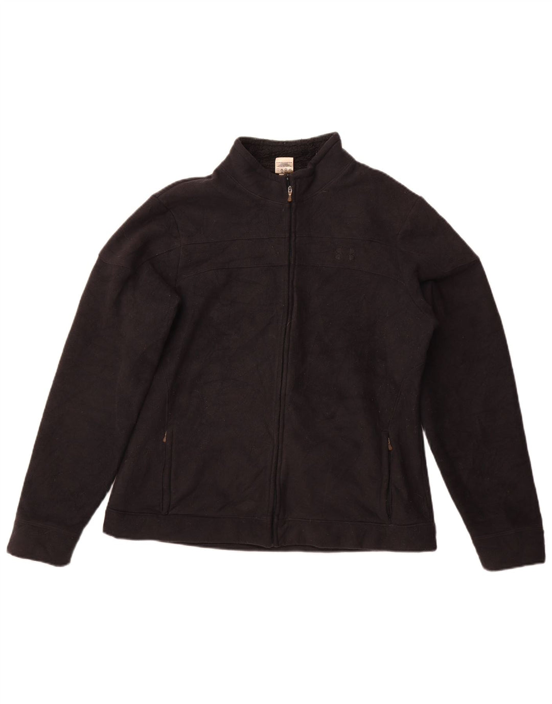 Under Armour Womens Fleece Jacket UK 18 XL Black Polyester