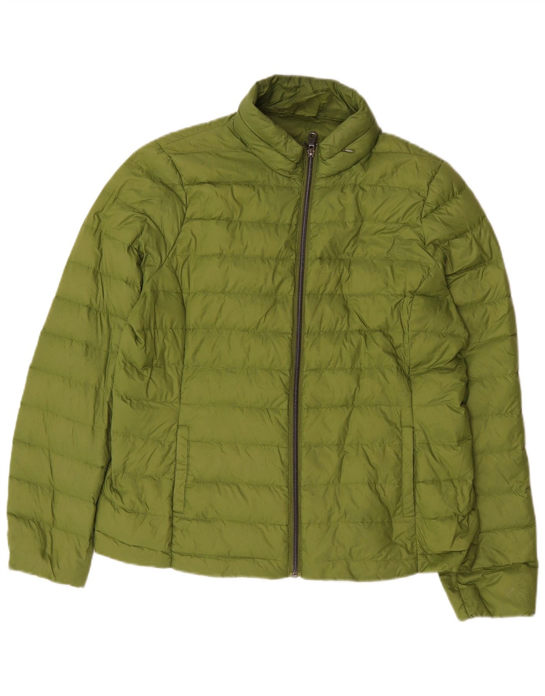 Marks & Spencer Womens Padded Jacket UK 16 Large Green Polyamide