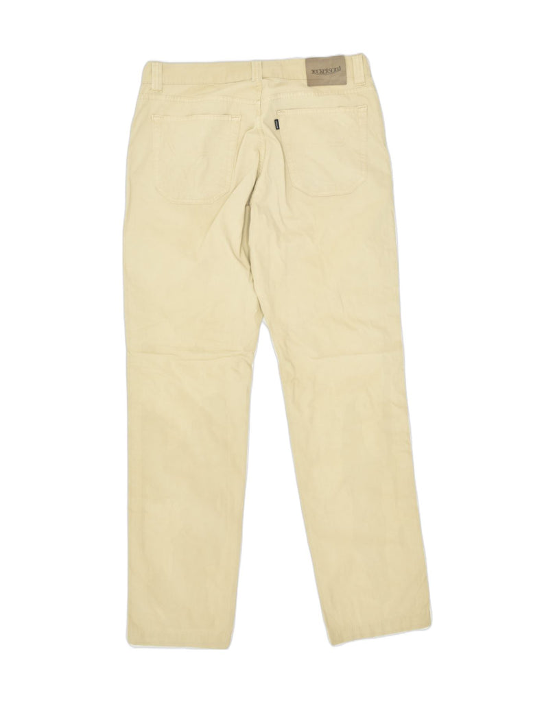 JECKERSON Mens Slim Casual Trousers W36 L33 Beige Cotton | Vintage | Thrift | Second-Hand | Used Clothing | Messina Hembry 