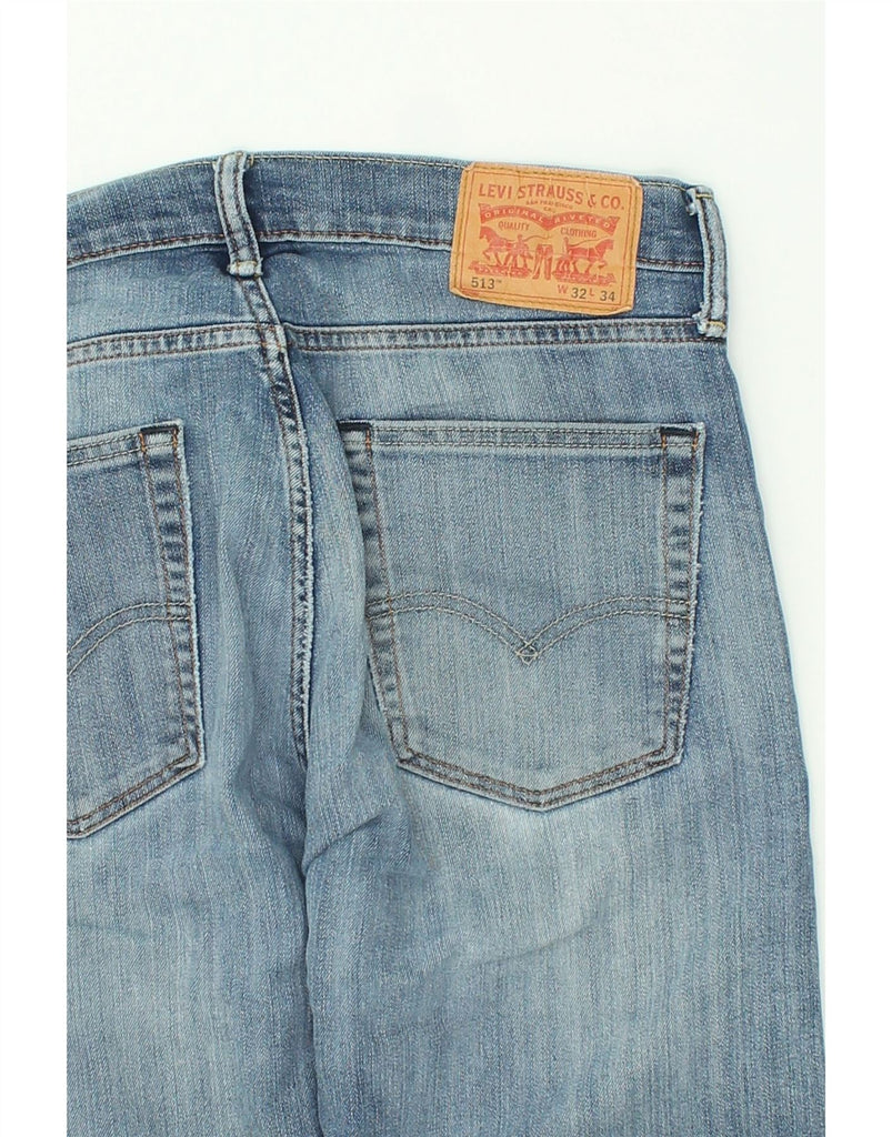 LEVI'S Mens 513 Straight Jeans W32 L28 Blue Cotton | Vintage Levi's | Thrift | Second-Hand Levi's | Used Clothing | Messina Hembry 