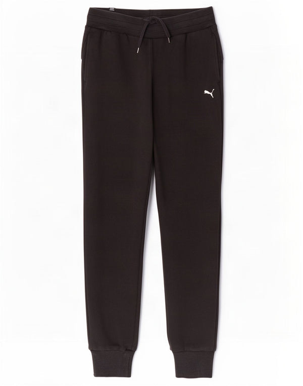 Puma Womens Tracksuit Trousers Joggers UK 6 XS Black Cotton