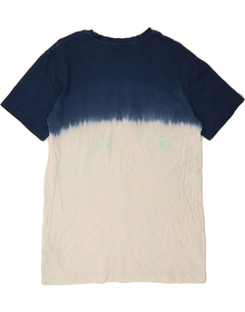 HURLEY Mens Graphic T-Shirt Top Large White Colourblock Cotton Vintage Hurley and Second-Hand Hurley from Messina Hembry 