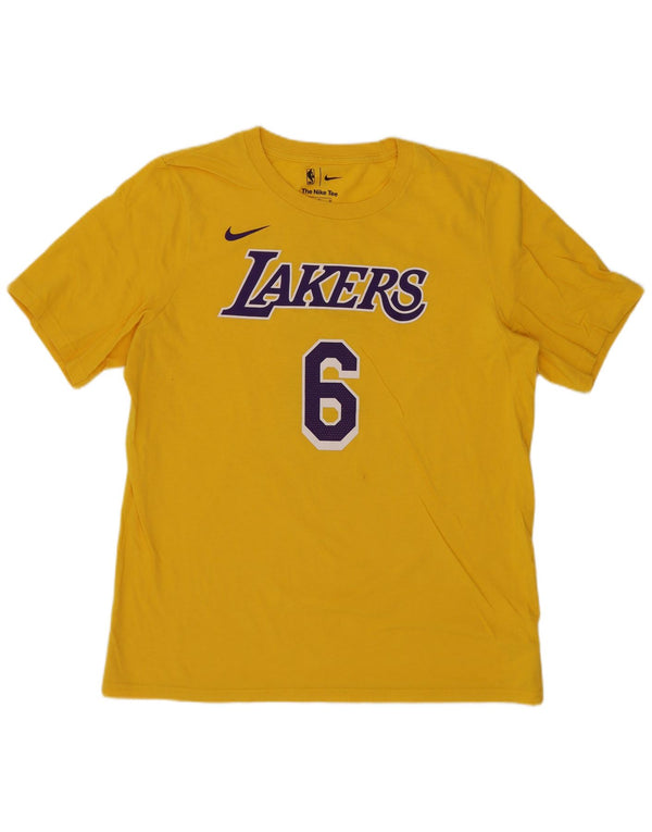 Nike Boys Lakers Graphic T-Shirt Top 13-14 Years XL Yellow