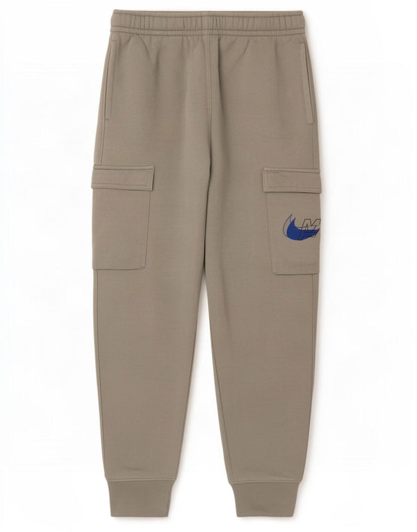 Nike Mens Graphic Carrot Tracksuit Trousers Joggers Small Grey Cotton