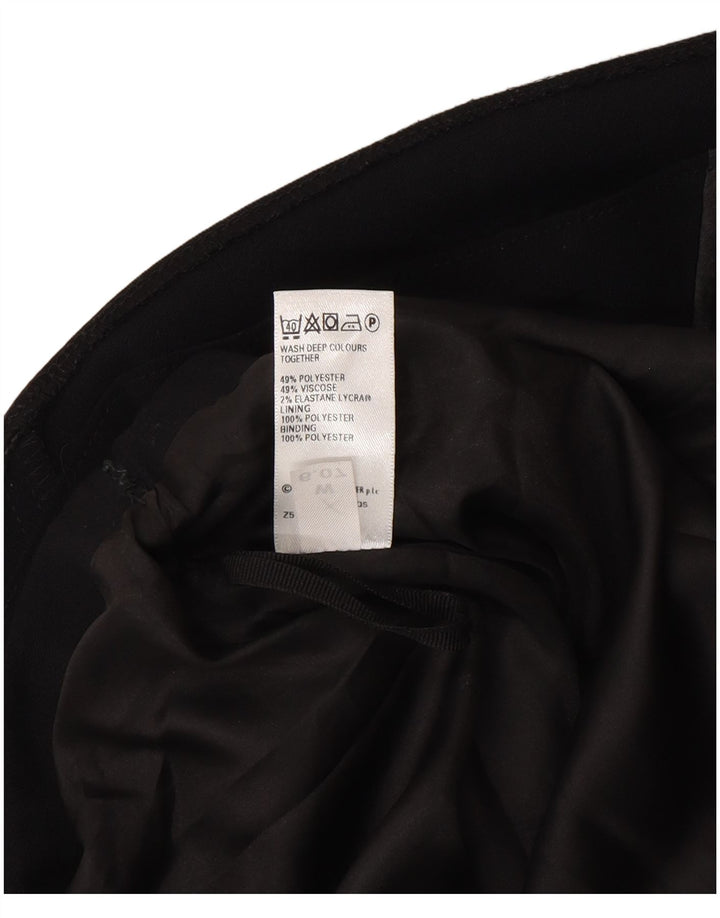 Marks & Spencer Womens A-Line Skirt UK 14 Medium W30  Black Polyester