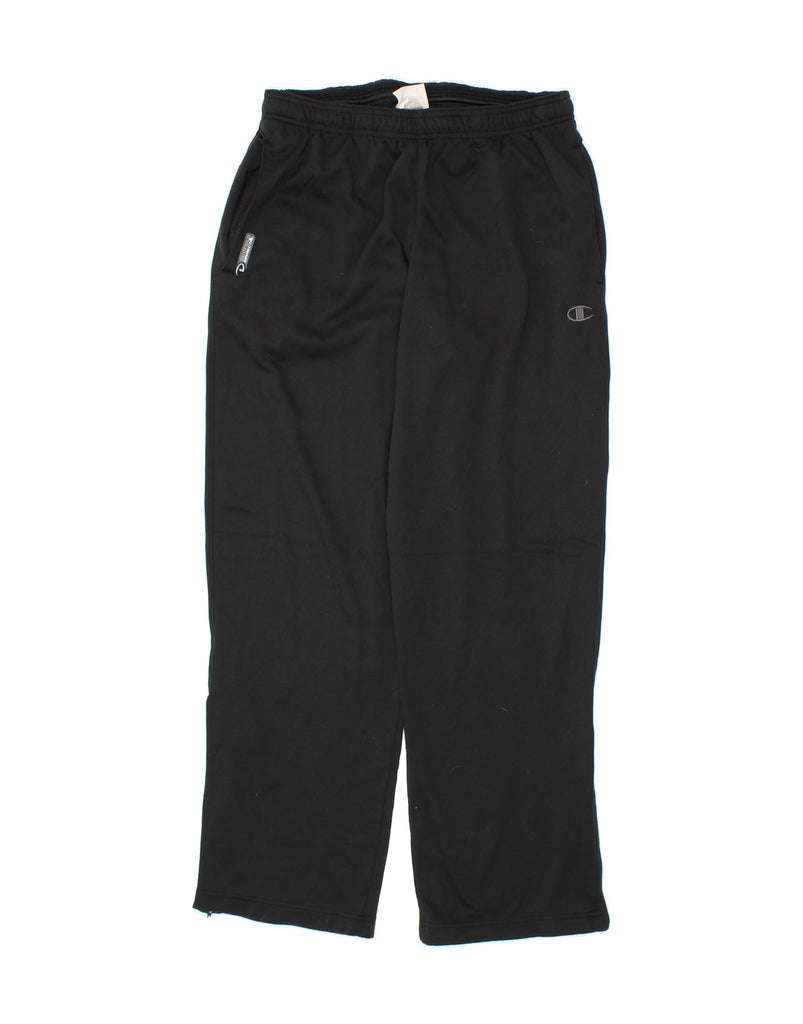 CHAMPION Mens Tracksuit Trousers Medium  Black Polyester Vintage Champion and Second-Hand Champion from Messina Hembry 