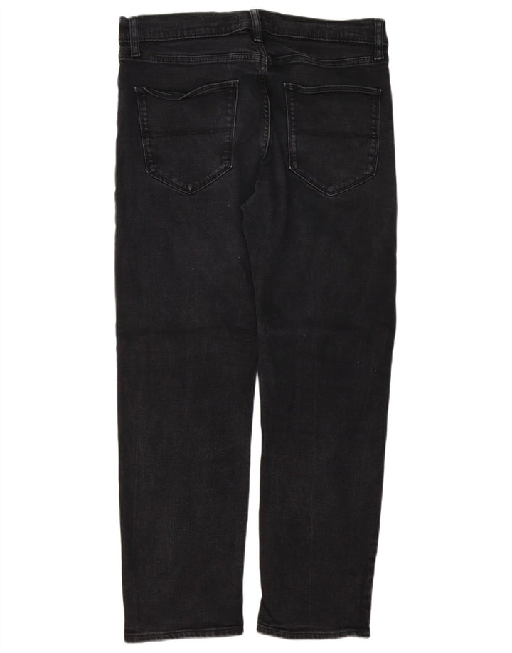 Marks & Spencer Mens Straight Jeans W32 L27 Black Cotton