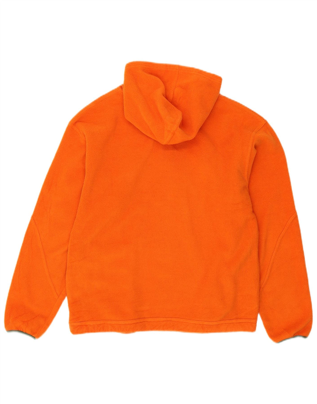 SALEWA Boys Hooded Zip Neck Fleece Jumper 12-13 Years XL  Orange Polyester