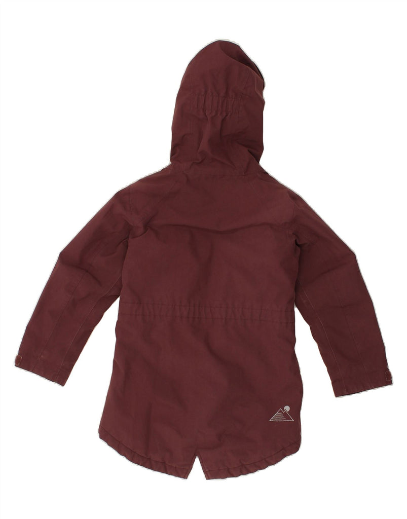 MCKINLEY Boys Hooded Sherpa Jacket 5-6 Years Maroon Polyester | Vintage McKinley | Thrift | Second-Hand McKinley | Used Clothing | Messina Hembry 