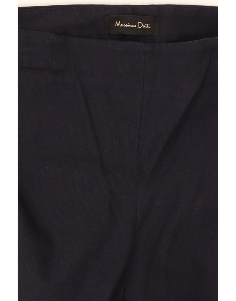 MASSIMO DUTTI Womens Straight Casual Trousers EU 36 XS W26 L26 Navy Blue Vintage Massimo Dutti and Second-Hand Massimo Dutti from Messina Hembry 