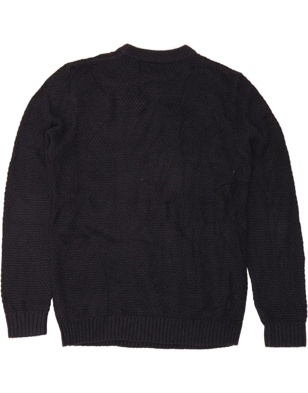 JACK & JONES Mens Crew Neck Jumper Sweater Large Navy Blue Acrylic Vintage Jack & Jones and Second-Hand Jack & Jones from Messina Hembry 
