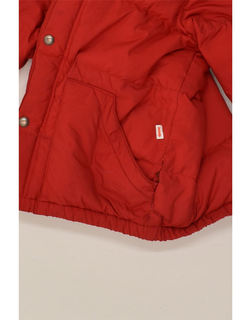 POLO RALPH LAUREN Boys Hooded Padded Jacket 7-8 Years Small Red | Vintage Polo Ralph Lauren | Thrift | Second-Hand Polo Ralph Lauren | Used Clothing | Messina Hembry 