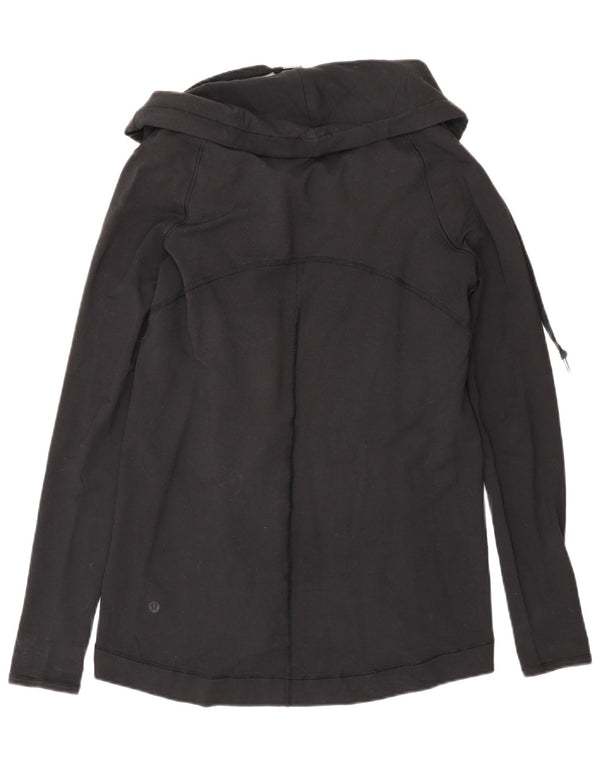 Lululemon Womens Tracksuit Top Jacket US 4 Small Black Modal