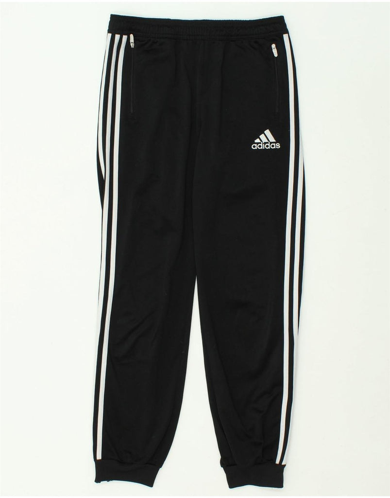 ADIDAS Boys Tracksuit Trousers Joggers 13-14 Years XL Black Polyester | Vintage Adidas | Thrift | Second-Hand Adidas | Used Clothing | Messina Hembry 