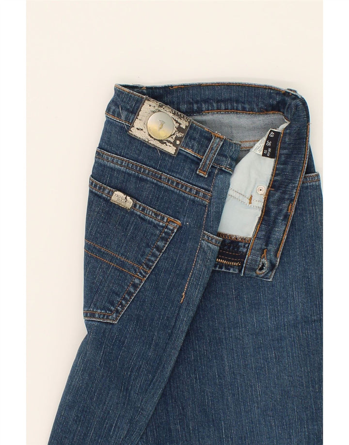 TRUSSARDI Womens Straight Jeans W33 L29  Blue Cotton Vintage Trussardi and Second-Hand Trussardi from Messina Hembry 