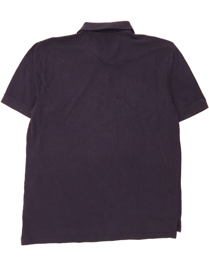 IZOD Mens Polo Shirt Large Navy Blue Cotton Vintage Izod and Second-Hand Izod from Messina Hembry 