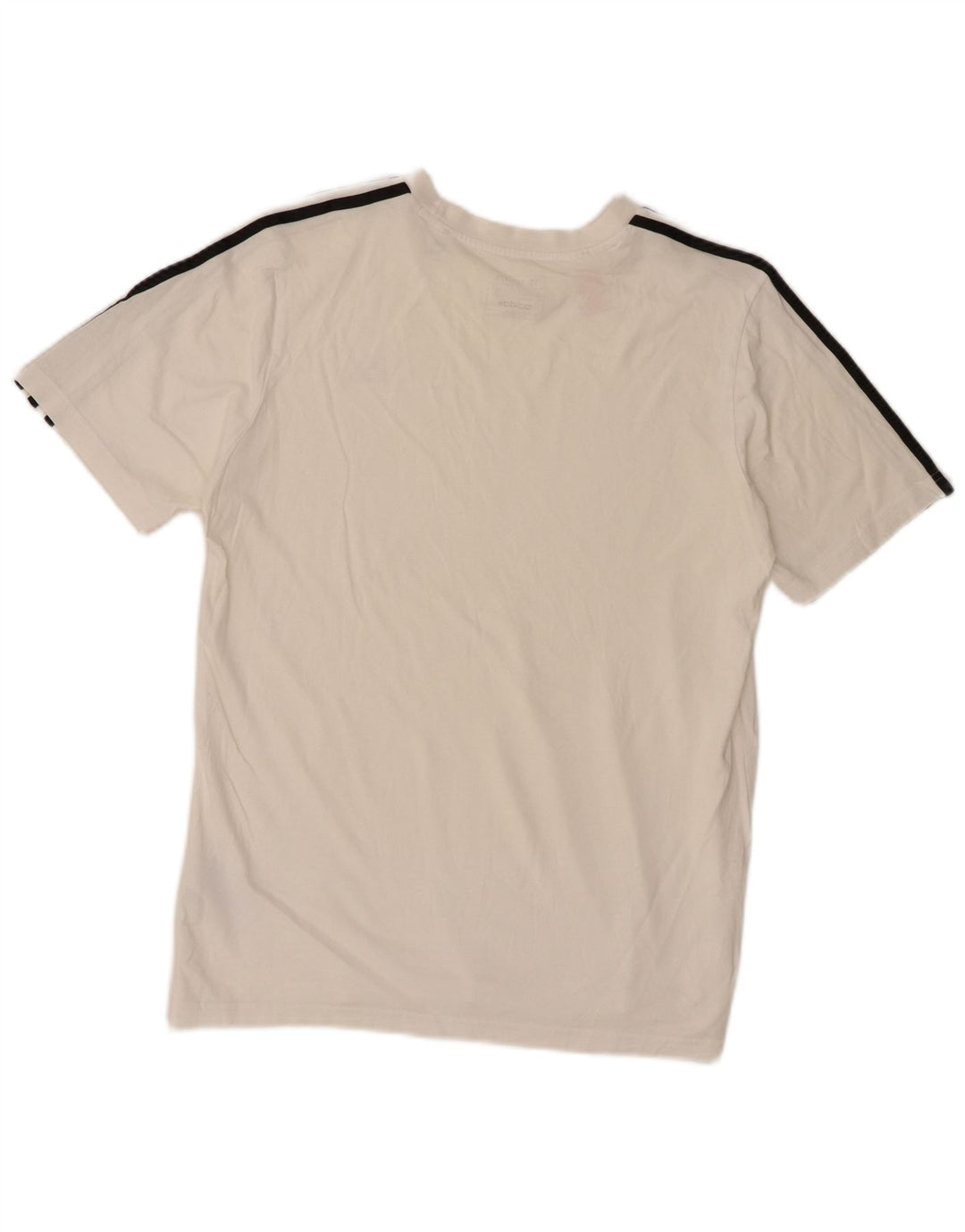 Adidas Boys T-Shirt Top 15-16 Years White Cotton