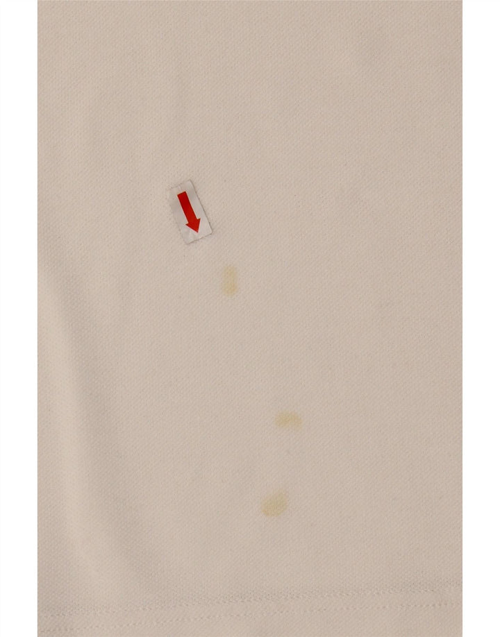 Lacoste Mens Slim Fit Polo Shirt Size 5 Large White Cotton