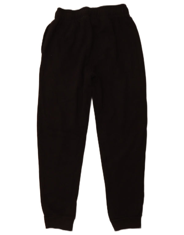 PUMA Boys Graphic Tracksuit Trousers Joggers 11-12 Years Large Black