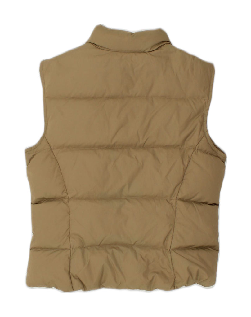 GAS Womens Padded Gilet UK 12 Medium Brown Nylon | Vintage Gas | Thrift | Second-Hand Gas | Used Clothing | Messina Hembry 