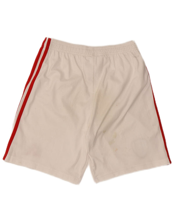 Adidas Boys Arsenal Graphic Sport Shorts 13-14 Years White Polyester