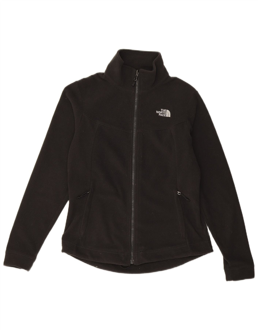 THE NORTH FACE Womens Fleece Jacket UK 10 Small Black Polyester
