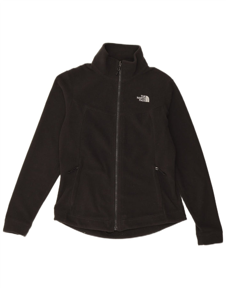 THE NORTH FACE Womens Fleece Jacket UK 10 Small Black Polyester