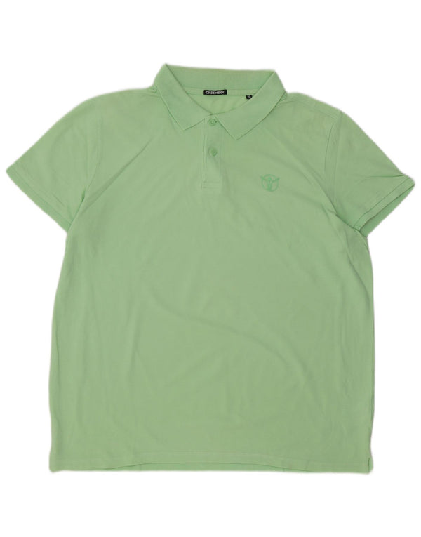 CHIEMSEE Mens Polo Shirt XL Green Cotton