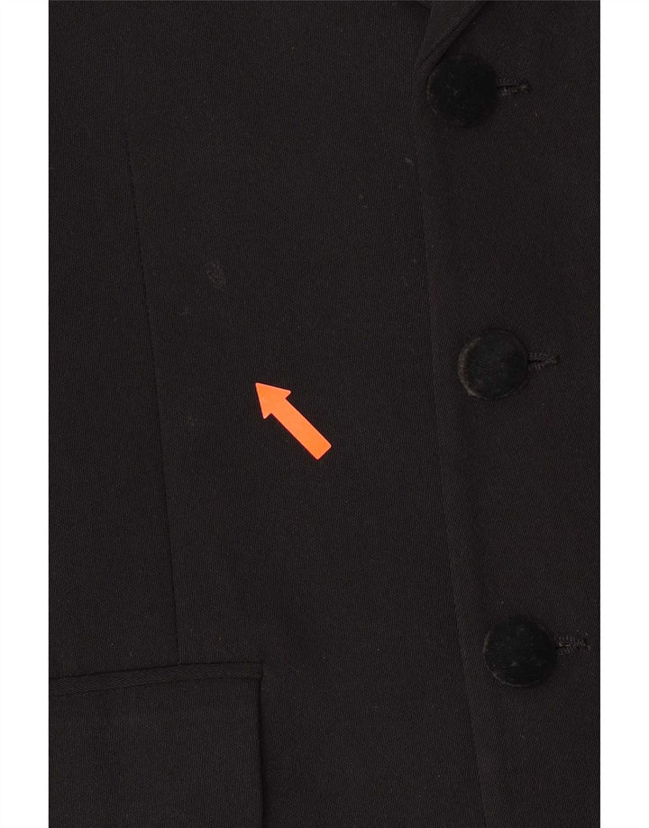 Vintage Boys 3 Button Blazer Jacket 11-12 Years Black