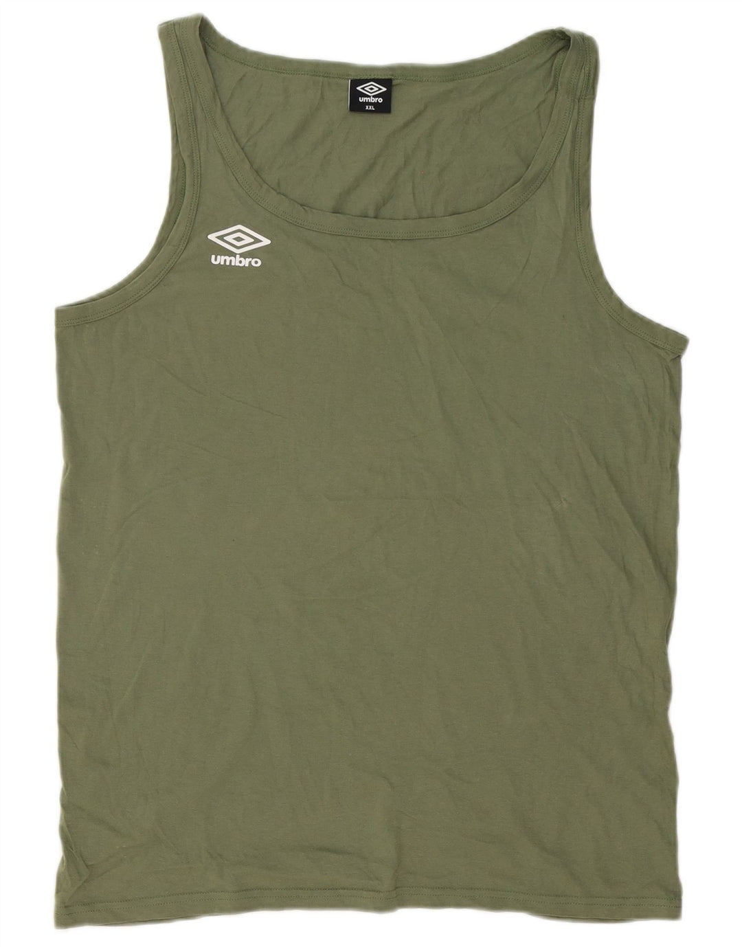 Umbro Mens Vest Top 2XL Khaki