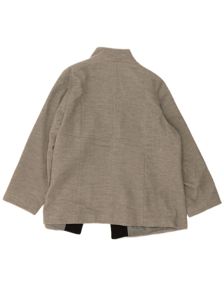 Marks & Spencer Womens Bomber Jacket UK 20 2XL Grey Polyester