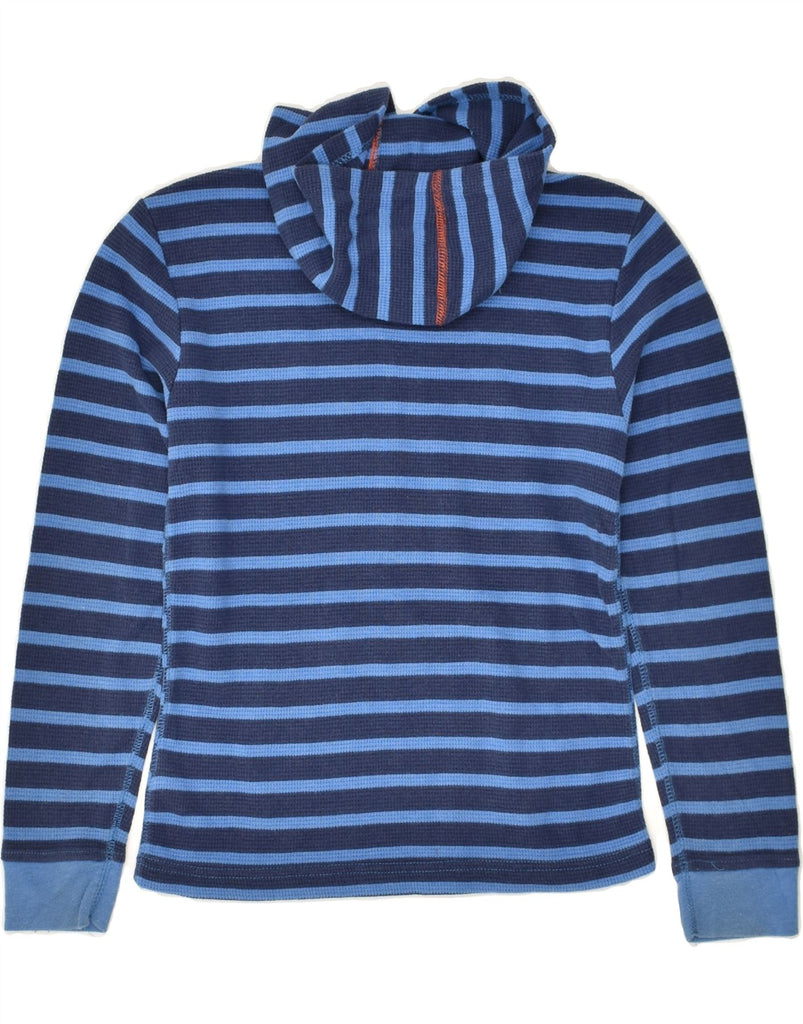 HURLEY Boys Graphic Hoodie Jumper 7-8 Years Medium Navy Blue Striped | Vintage Hurley | Thrift | Second-Hand Hurley | Used Clothing | Messina Hembry 