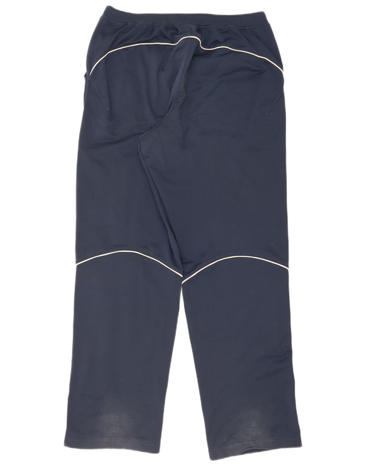 Reebok Mens Tracksuit Trousers Large  Navy Blue Polyester